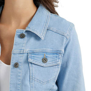 Chaquetas Vaqueras de Mezclilla de Alta Calidad al por Mayor, Diseño Nuevo, Ropa Casual, Nueva Colección 2026, Transpirable, Servicio OEM, Chaqueta Vaquera para Mujer - Product Image 3