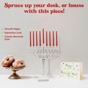 Nouveau Gleam 9 Stand De Luxe En Métal Menorah Bougeoir Décor À La Maison Bras Table pour Mariage Salon Luxueux Chandelier En Métal - Product Image 2