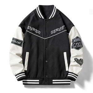 Chaqueta para hombre Versity, servicio OEM, venta al por mayor, calidad superior, logotipo personalizado, color y tamaño, bombardero bordado, chaqueta universitaria para hombre - Product Image 2