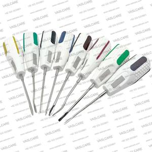 8Pieces Manual Dental Root Elevator Set Premium Quality Dental Extraction Elevator with Silicone Handle CE Certified by Vaslcare - Product Image 3