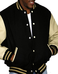 Nouvelle arrivée : veste de baseball varsity en toile avec capuche matelassée, logo personnalisable sur le devant, design hivernal - Product Image 6