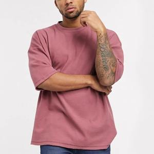 Haute qualité lourd doux 100% coton impression personnalisée mode en vrac T-shirt de luxe surdimensionné blanc t-shirts hommes t-shirts OEM - Product Image 1