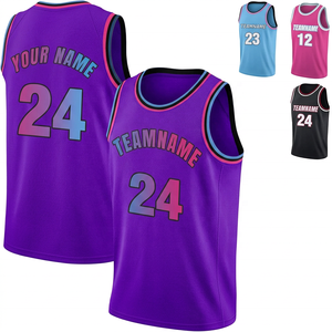 Custom Sublimated Basketball Jersey Unisex <b>Mesh</b> Tank Top Short Sleeve Summer Breathable Spandex/Polyester Adult All Seasons - Product Image 5