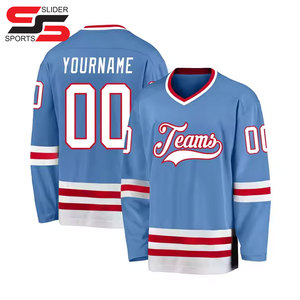 Custom Designed Adult Hockey Jersey OEM Team Sportswear <b>Ice</b> Hockey Uniform Jacket with Embroidery Blank Pattern - Product Image 6