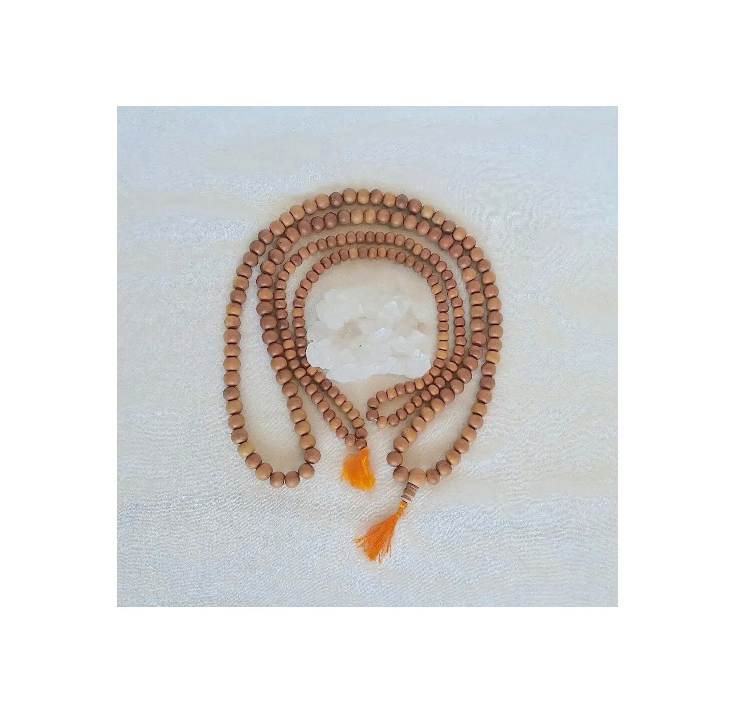 Mango Wood mala Indian Wooden Crafts Jewelry per donne e ragazze per collane di gioielli a prezzi economici di dimensioni personalizzate