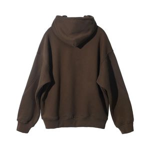 Sudaderas con capucha de estilo urbano para hombre de talla grande al por mayor, conjuntos de sudadera de gran tamaño con logotipo personalizado, ropa informal con capucha sólida, Sudadera con capucha - Product Image 5