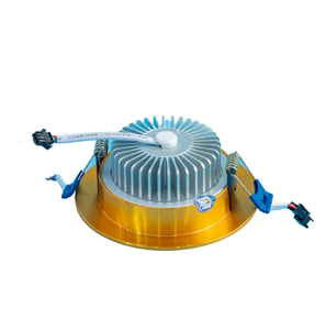 Downlight LED Minimalista Moderno de Aluminio de 5W con Borde Dorado, Chip COB Delgado Antideslumbrante para Hogar y Oficina de TLC Vietnam - Product Image 5