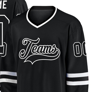 Camiseta de hockey personalizada, camiseta de hockey sublimada con logotipo de equipo de sarga - Product Image 2