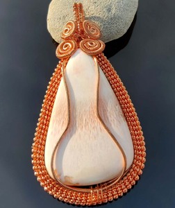 Pendentif élégant en forme d'arbre avec cabochon ovale en fil de pierre Prehrite Design accessoire de bijoux inspiré de la nature pour les cadeaux - Product Image 5