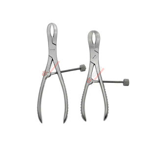 Veterinary Orthopedic Surgical Bone Surgery Set 2pcs Manual Reduction Bone Forceps 160mm 170mm Stainless Steel Toothed Forceps - Product Image 6