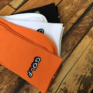 2024 Blanc Noir et Orange Printemps Fashionablec Chaussettes personnalisées de qualité supérieure Logo - Product Image 2