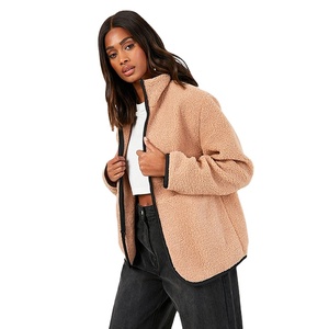 Nouvelle conception OEM, vente en gros, vêtements d'hiver personnalisés, veste chaude pour femmes avec fermeture éclair intégrale et col, style décontracté - Product Image 5