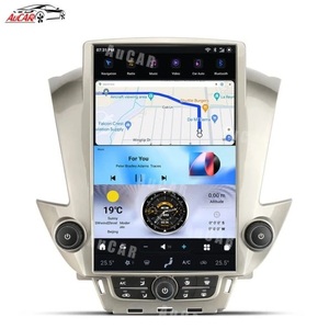 Aucar 14.5 ''tesla màn hình <span class=keywords><strong>Android</strong></span> 13 xe Đài phát thanh stereo máy nghe nhạc GPS navigation cho GMC Yukon Chevrolet Tahoe ngoại ô 2015 2018 - Product Image 1
