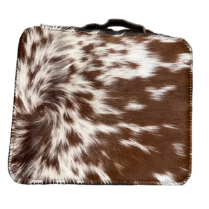 Sac à cosmétiques multifonctionnel en cuir de vachette artisanal de style bohème avec fermeture éclair et poignée souple, étui à bijoux, approvisionnement OEM/ODM Inde - Product Image 1