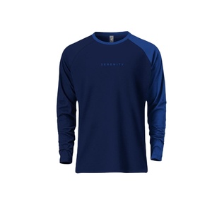 Camiseta de manga larga de gran tamaño vintage personalizada para hombre Diseño de algodón liso con estilo vintage para uso diario Ocasiones especiales - Product Image 5
