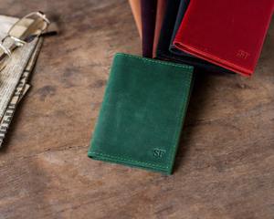 Cartera de viaje portátil con soporte para pasaporte sólido personalizado de fábrica con ranuras para tarjetas y protección RFID EN EL PTH-0095B - Product Image 6