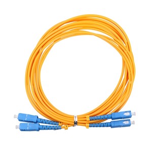 สายแพทช์คอร์ด Extralink SC/UPC ต่อ SC/UPC, ซิงเกิลโหมด, ดูเพล็กซ์, G657A1, 3 มม., 1 ม. - Product Image 1