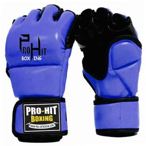 Gants de combat en cuir de qualité professionnelle Nouveaux gants MMA demi-doigt de haute qualité pour hommes - Product Image 3