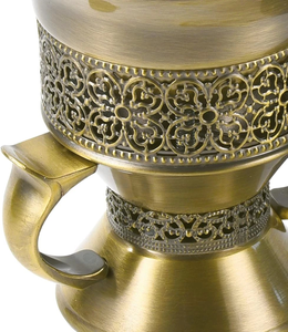 Brûleur d'encens décoratif en métal Bakhoor, style arabe, écologique, pour une fragrance de luxe à la maison - Product Image 5