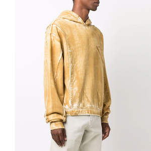 Sudaderas con capucha con estampado lavado ácido 3D para hombre, venta al por mayor de fábrica, Jersey holgado personalizable para ropa informal para temporada de otoño Digital - Product Image 4