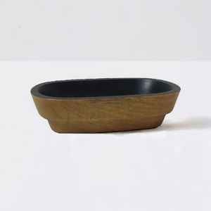 OEM ODM Muestra Gratuita, Tazones Ovalados de Madera de Mango Negra Natural, Estilo Rústico Vintage, Hechos a Mano con Acabado Antiguo, Decoración para el Hogar y Hoteles - Product Image 4