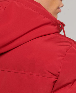 Chaqueta acolchada de hombre de diseño personalizado al por mayor tela de lona de alta calidad con cuello levantado de primavera impermeable a prueba de viento moda informal - Product Image 3