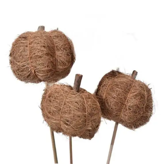 High Quality Natural Coir Pumpkin Dried Artificial Flower Floral Design Style for Home Decor Centerpiece or Wedding Decoration