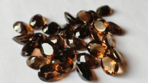 Pierres précieuses naturelles de Quartz fumé brun de haute qualité pour la fabrication de bijoux coupe brillante 3x5mm-15x20mm forme ovale toutes les tailles - Product Image 6