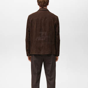 Street Wear Customized Logo Printed <b>Suede</b> <b>Jacket</b> OEM Service 2026 High Quality Winter <b>Jacket</b> - Product Image 4