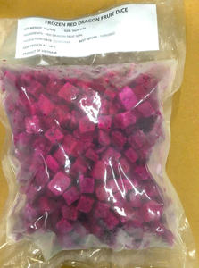 Origen de Vietnam Premium Frozen Dragon Fruit Slices BRC HACCP Exportador certificado - Product Image 5
