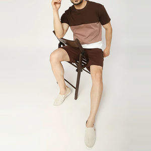 Ensembles jumeaux coupe régulière entièrement personnalisés pour adultes taille 2024 nouveauté deux pièces Street Wear ensembles courts pour hommes - Product Image 2