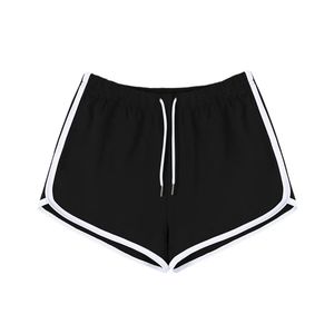 Shorts de course décontractés pour femmes, taille haute, cordon de serrage, doux, respirant, shorts de sport pour la salle de sport, vêtements de sport d'été - Product Image 1