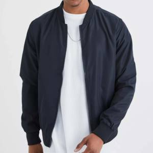 Veste de qualité supérieure pour hommes Baseball Denim veste de pluie avec col montant dernier Style Hip Hop usine directe en gros hiver garçon - Product Image 1