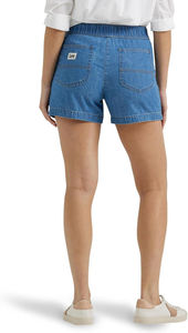 Shorts en jean pour femmes à la mode taille haute respirant déchiré Design femmes Shorts en jean avec lavage de pierre personnalisé Style sans effort - Product Image 4