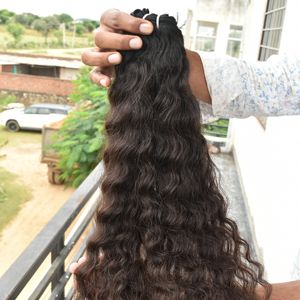 Paquetes de extensiones de cabello humano virgen crudo Proveedor sin procesar Precio al por mayor Cabello humano indio - Product Image 4