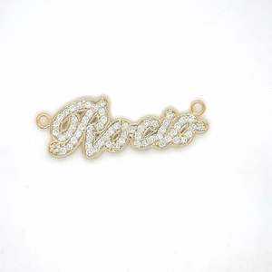 จี้เพชรแท้ทรงกลมธรรมชาติ สร้อยคอทองคำ 3 กรัม สี D สำหรับงานปาร์ตี้ - Product Image 2