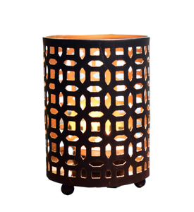 Bougeoir à bougie chauffe-plat en métal de couleur personnalisée décorative artisanale dessus de table rouge vente en gros pour un usage domestique - Product Image 1