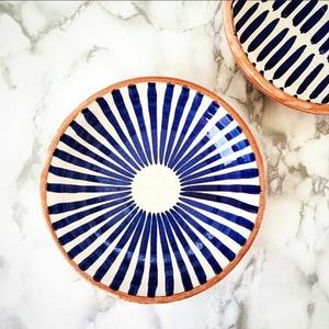 Cuenco redondo para servir de estilo, cuenco internacional de madera de acacia para ensaladas, frutas y verduras, para Decoración de cocina, novedad - Product Image 4