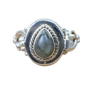 Boho Style 925 argent Sterling Labradorite pierres précieuses bague bijoux à la main bague en argent bijoux pour femmes cadeau de mariage pour elle - Product Image 1