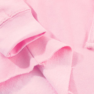 Sudadera Corta de Algodón con Forro Polar para Mujer, Estilo Urbano, Corte Holgado, Venta al por Mayor, Etiqueta Personalizada, Parche Bordado - Product Image 5