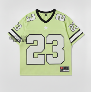 Camiseta deportiva de fútbol para mujer personalizada, Camiseta holgada de gran tamaño con diseño de secado rápido, tela transpirable, camiseta de fútbol para clubes - Product Image 6