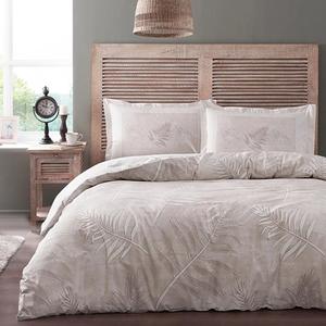 Özdilek <b>Single</b> Ranforce <b>Duvet</b> Cover Set Frunze Brown - Product Image 1