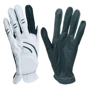 Gants de golf personnalisés en peau de mouton Cabretta gauche et droite pour hommes et femmes cuir respirant impression en silicone équipement de sport de plein air - Product Image 1