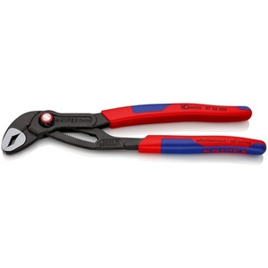 Pince à pompe à eau Cobra 250 mm avec ouverture de mâchoire polie de 46 mm, poignées multi-composants QuickSet pour la pêche par KNIPEX - Product Image 1