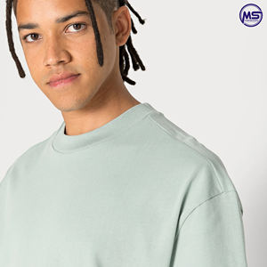 Vente chaude hommes vêtements surdimensionné demi-manches meilleur Design hommes 2023 polyester matériel surdimensionné T-Shirt - Product Image 6