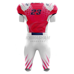 Uniforme de football américain de qualité supérieure, respirant, 100% polyester, fabriqué au Pakistan, personnalisable, impression de logo personnalisée, service OEM - Product Image 2