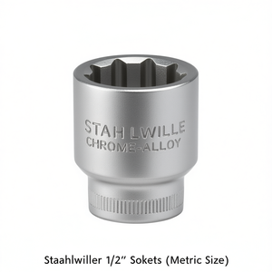 Stahlwille 1/2'' <b>Sockets</b> (Metric Size) - Product Image 3