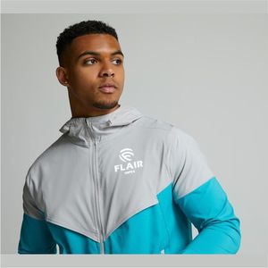 Waterproof Breathable With <b>Packable</b> Hood Running Rain Mens Windbreaker Zipper <b>Jacket</b> - Product Image 5