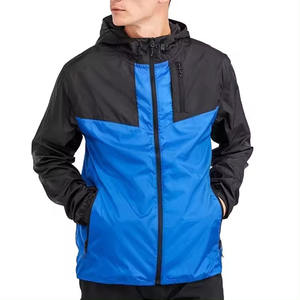 Veste coupe-vent à capuche ajustée de haute qualité, imperméable, respirante et écologique pour homme, vêtements de sport, veste décontractée d'automne - Product Image 1