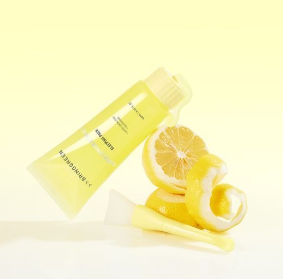 BRING GREEN Special Set Hyaluronic Acid Super Lemon Glutathione Sleeping  Pack + Free Spatula Whitening Night Cream Face Mask| Alibaba.com